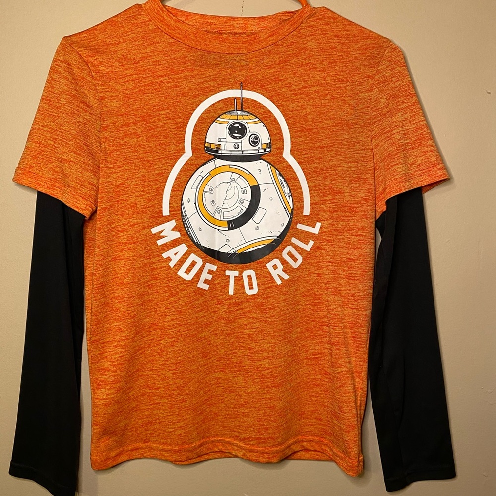 Star Wars Boy’s Long Sleeve Shirt Large